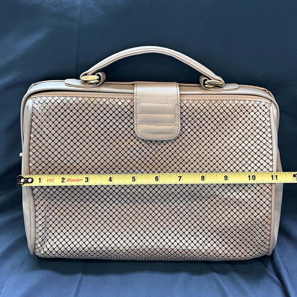 Vintage Whiting and Davis chain metal clutch and purse combo - Picture 17 of 17